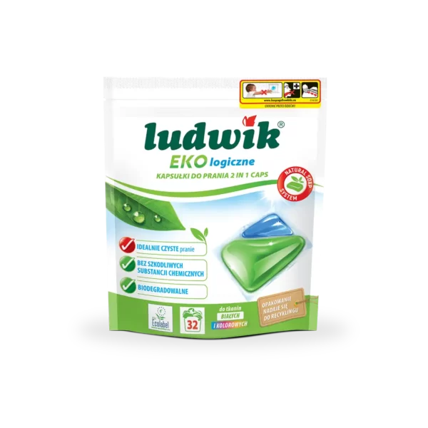 Ludwik Ekologiczny Kapsułki do prania 32 szt doypack