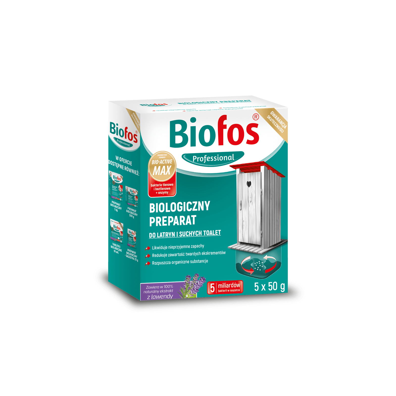 Biofos bakterie do suchych toalet