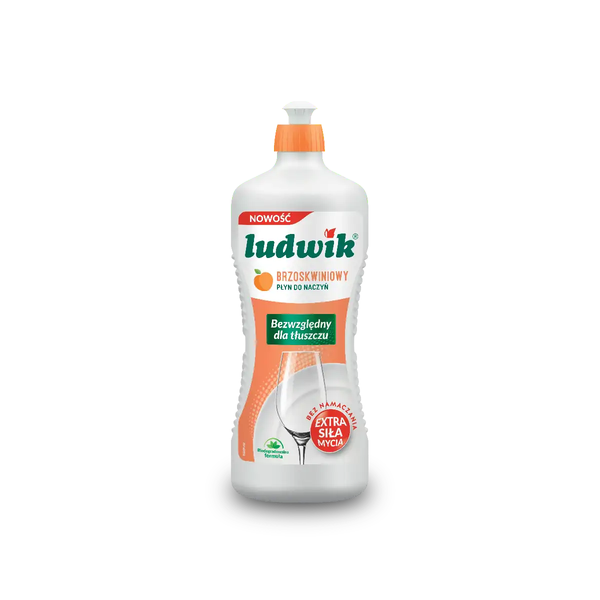 Ludwik Płyn do mycia naczyń brzoskwiniowy 900 g