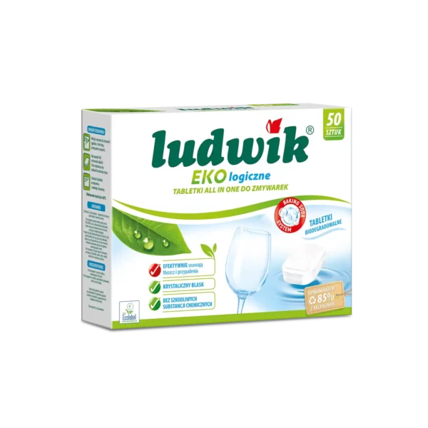 Ludwik Ekologiczny tabletki do zmywarek All in One 50 szt