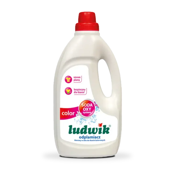 Ludwik Color Odplamiacz tlenowy w żelu do tkanin kolorowych 1 L