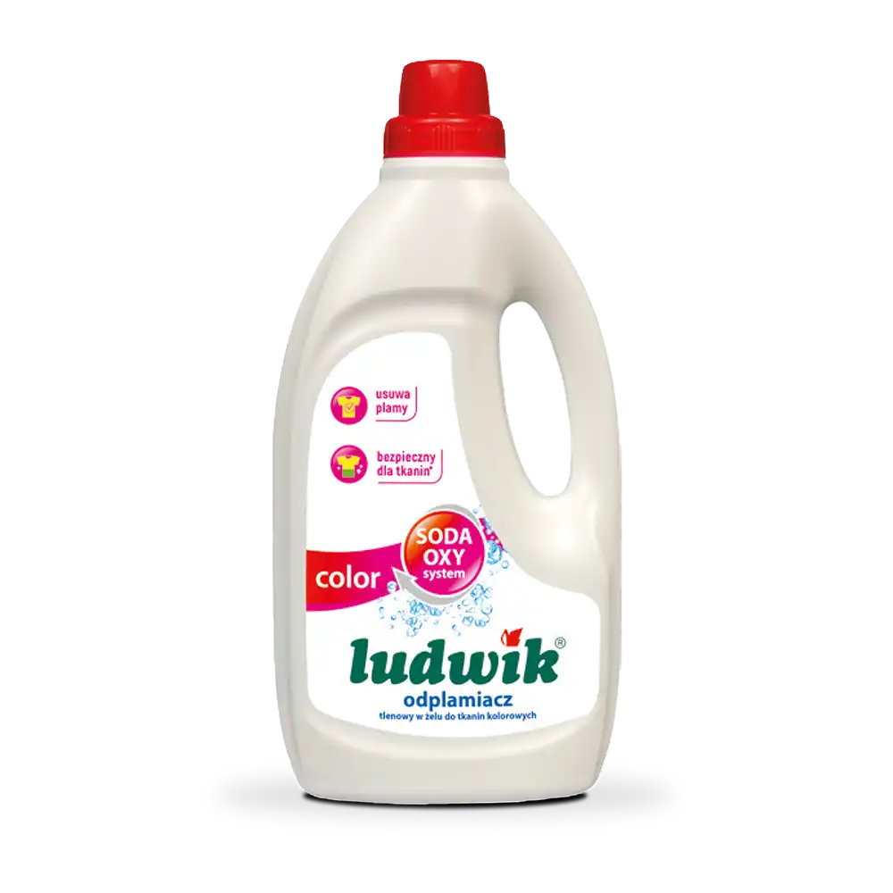 Ludwik Color Odplamiacz tlenowy w żelu do tkanin kolorowych 1 L