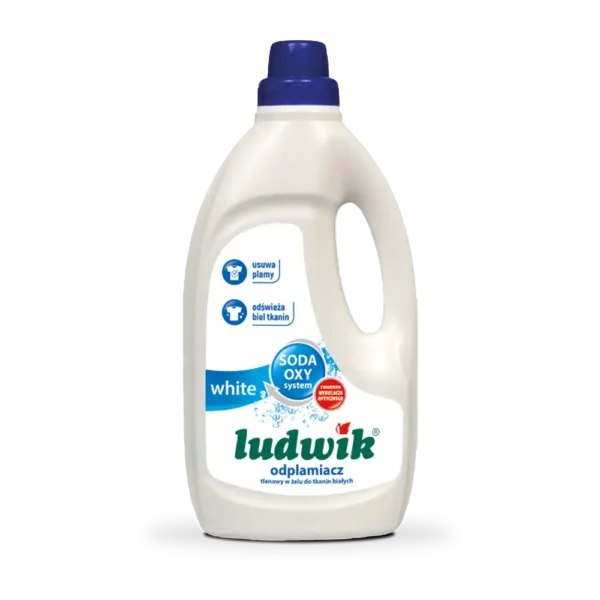 Ludwik White Odplamiacz tlenowy w żelu do tkanin białych 1 L