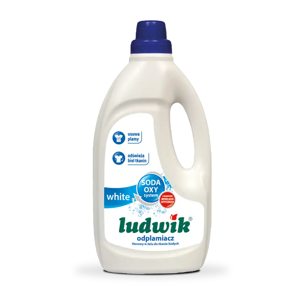 Ludwik White Odplamiacz tlenowy w żelu do tkanin białych 1 L