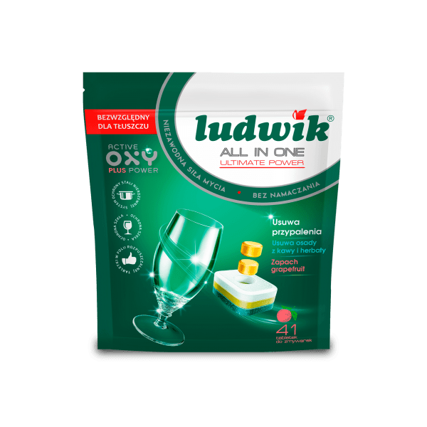 Tabletki do zmywarki grapefruit Ludwik ALL in One