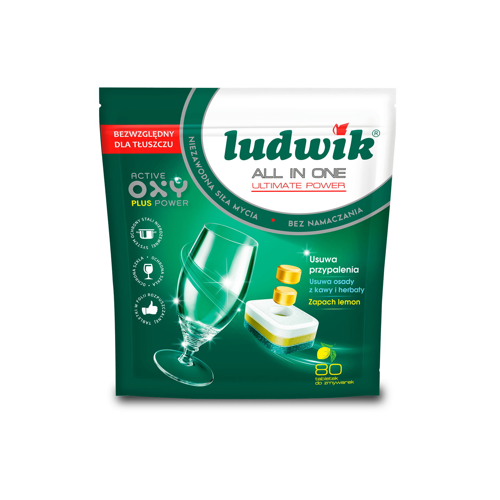 Tabletki do zmywarek lemon Ludwik ALL in One