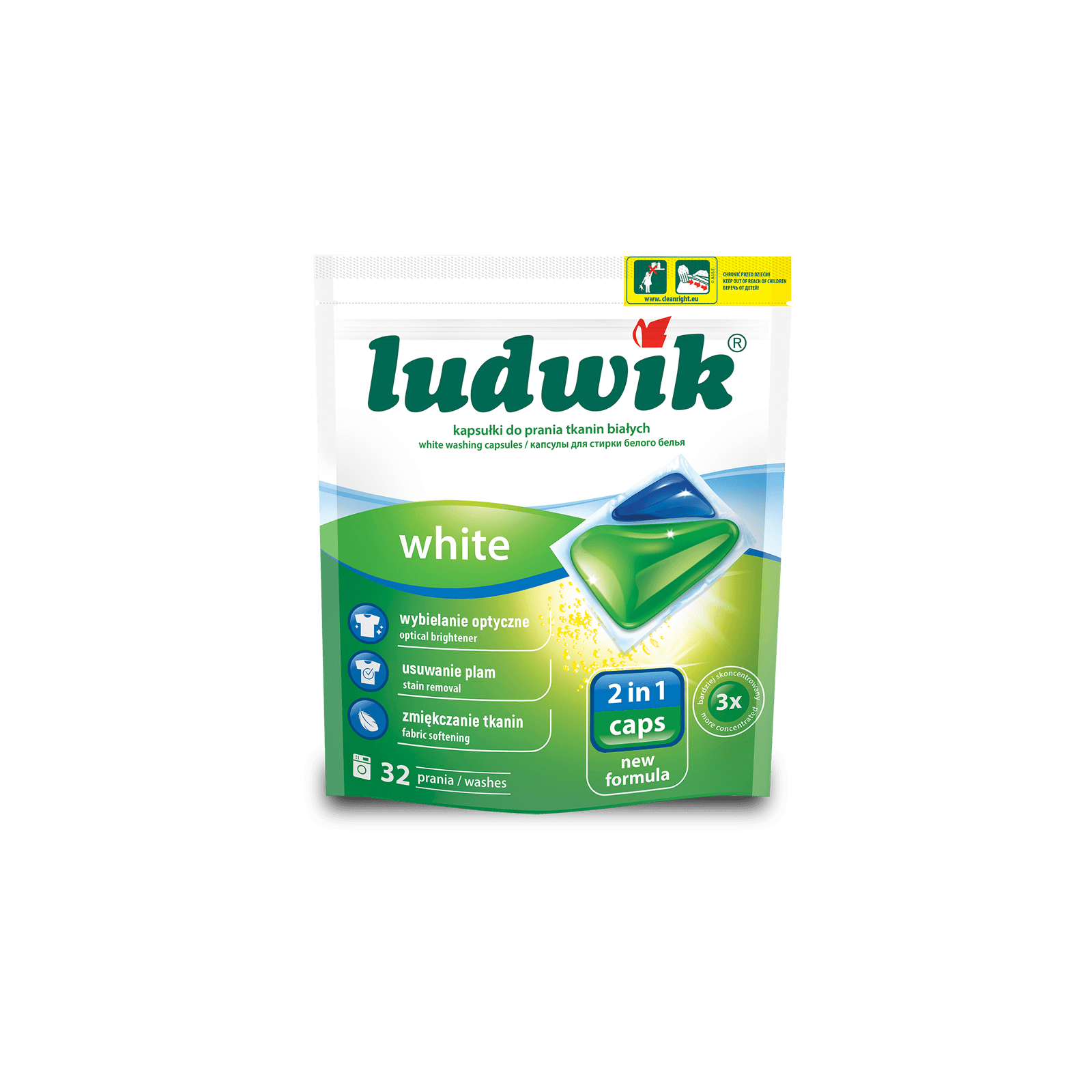ludwik kapsułki do prania białego