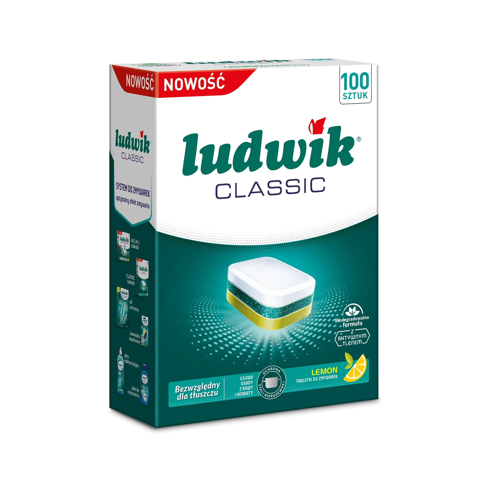Ludwik Classic Tabletki do zmywarki 100 szt