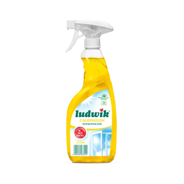Ludwik płyn z alkoholem do mycia szyb i glazury  600 ml