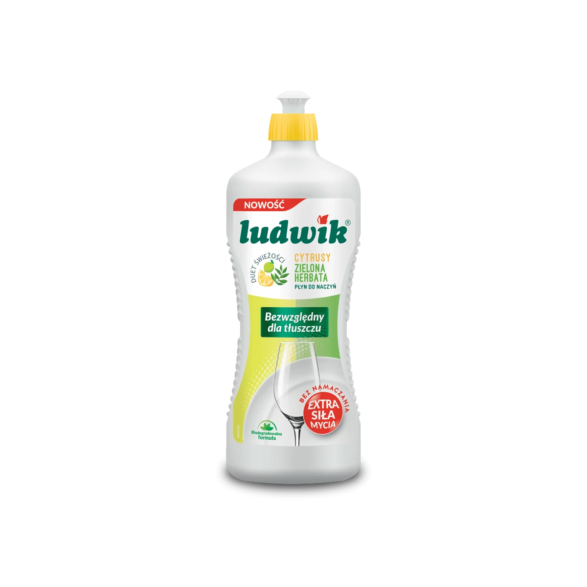 Ludwik Płyn do naczyń cytrusy z zieloną herbatą Duet Świeżości 900 g