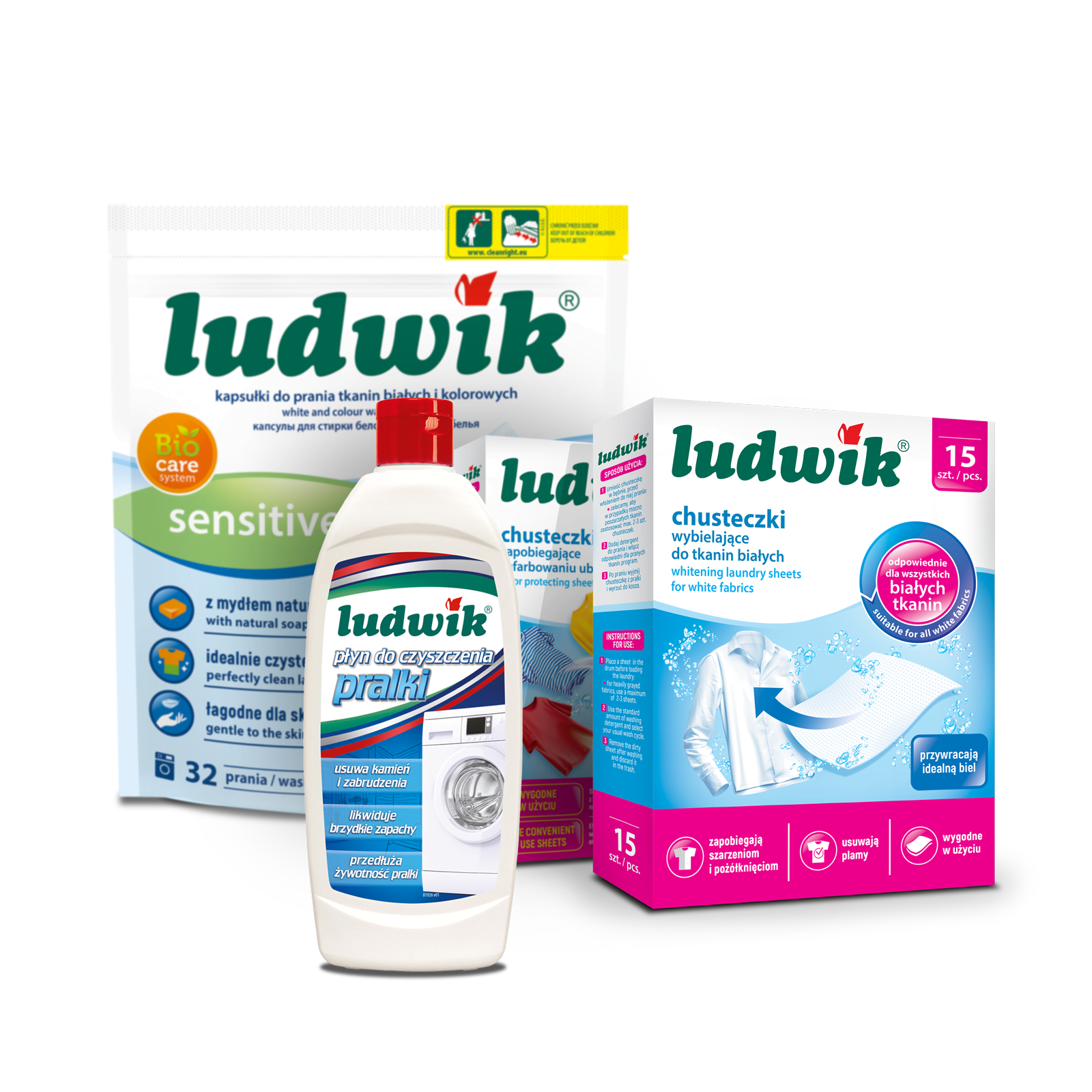 zestaw Ludwik do prania