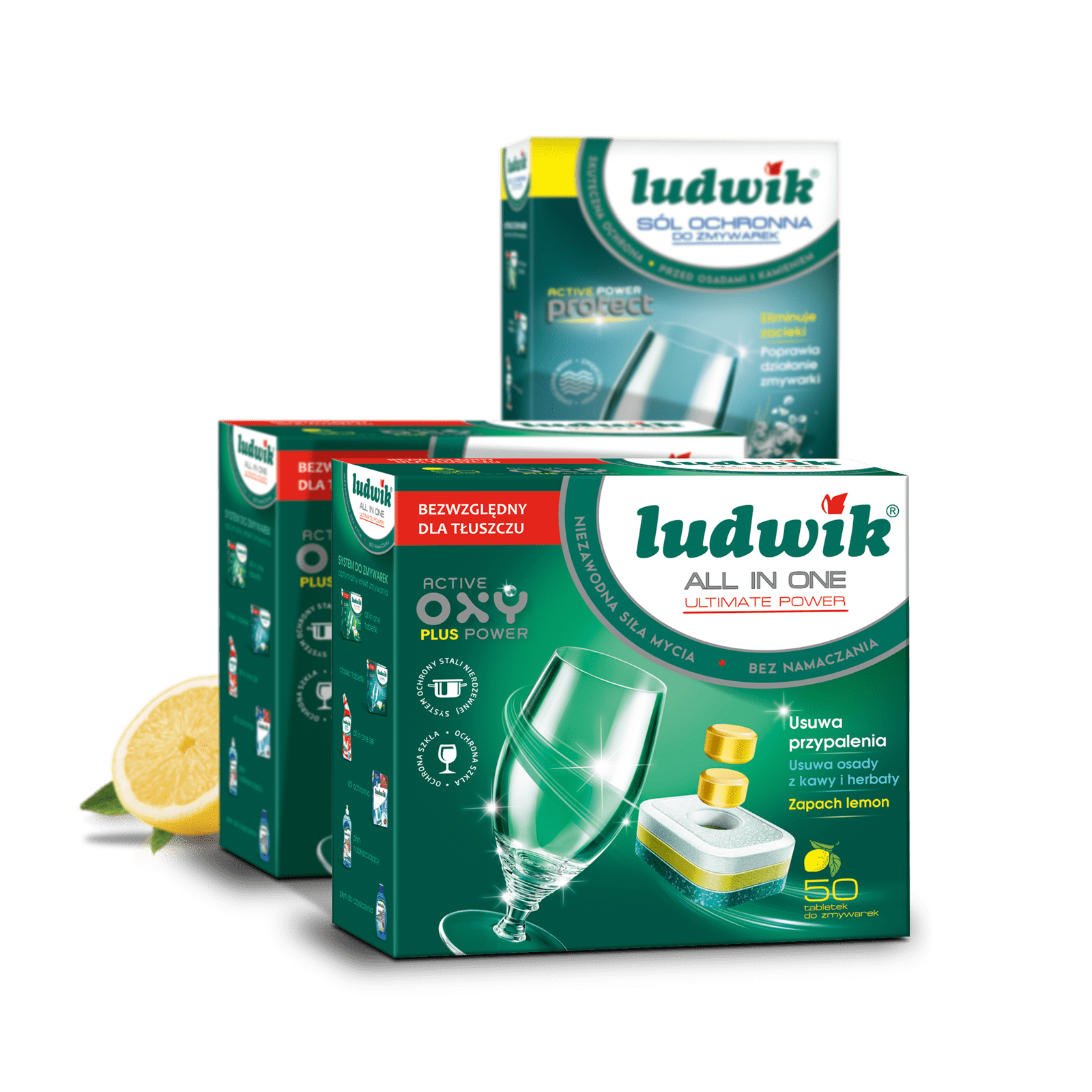 ludwik tabletki do zmywarki + ochrona