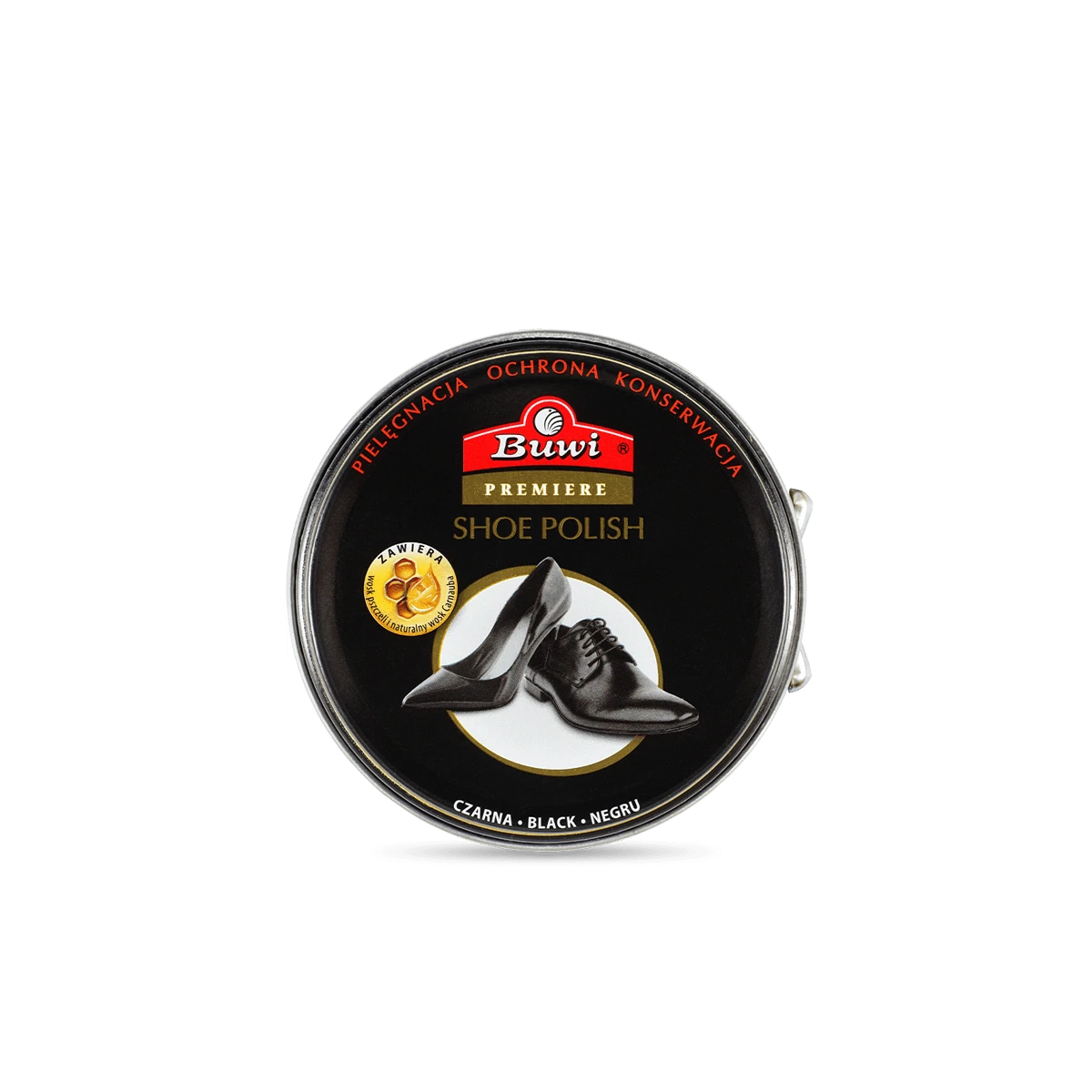 BUWI  PREMIERE pasta do obuwia w puszce 40 ml czarna