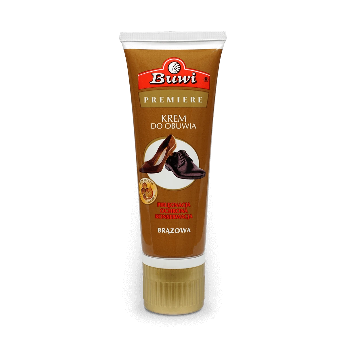 BUWI PREMIERE brązowy krem do obuwia 75 ml
