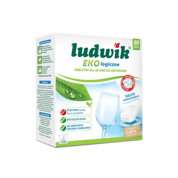 Ludwik Ekologiczny tabletki do zmywarki All in One 80 szt
