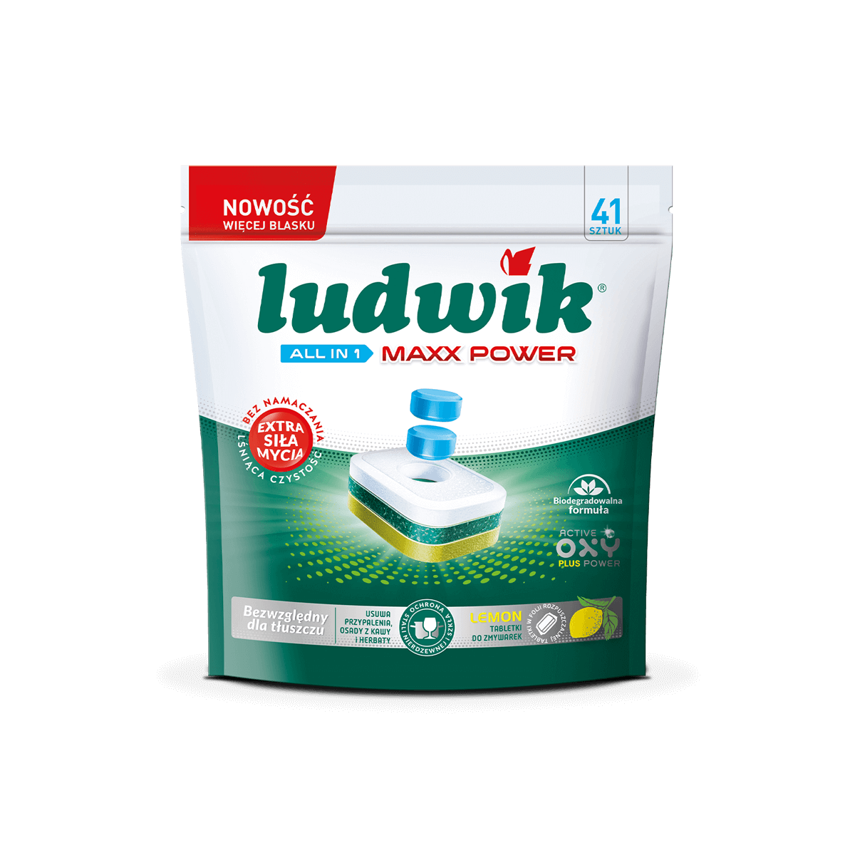 Ludwik tabletki do zmywarki LEMON