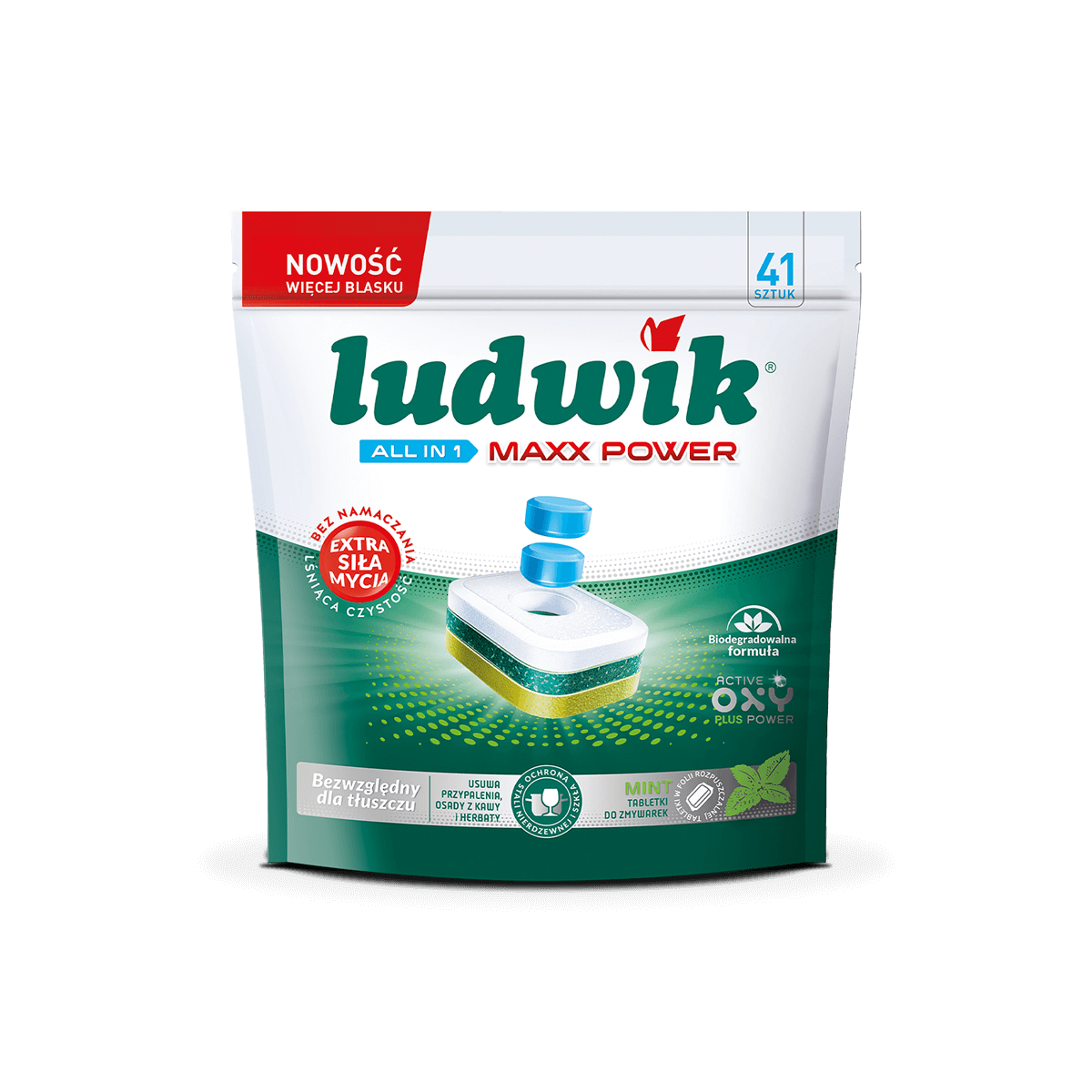 Ludwik tabletki do zmywarki MINT MAXX Power All in 1