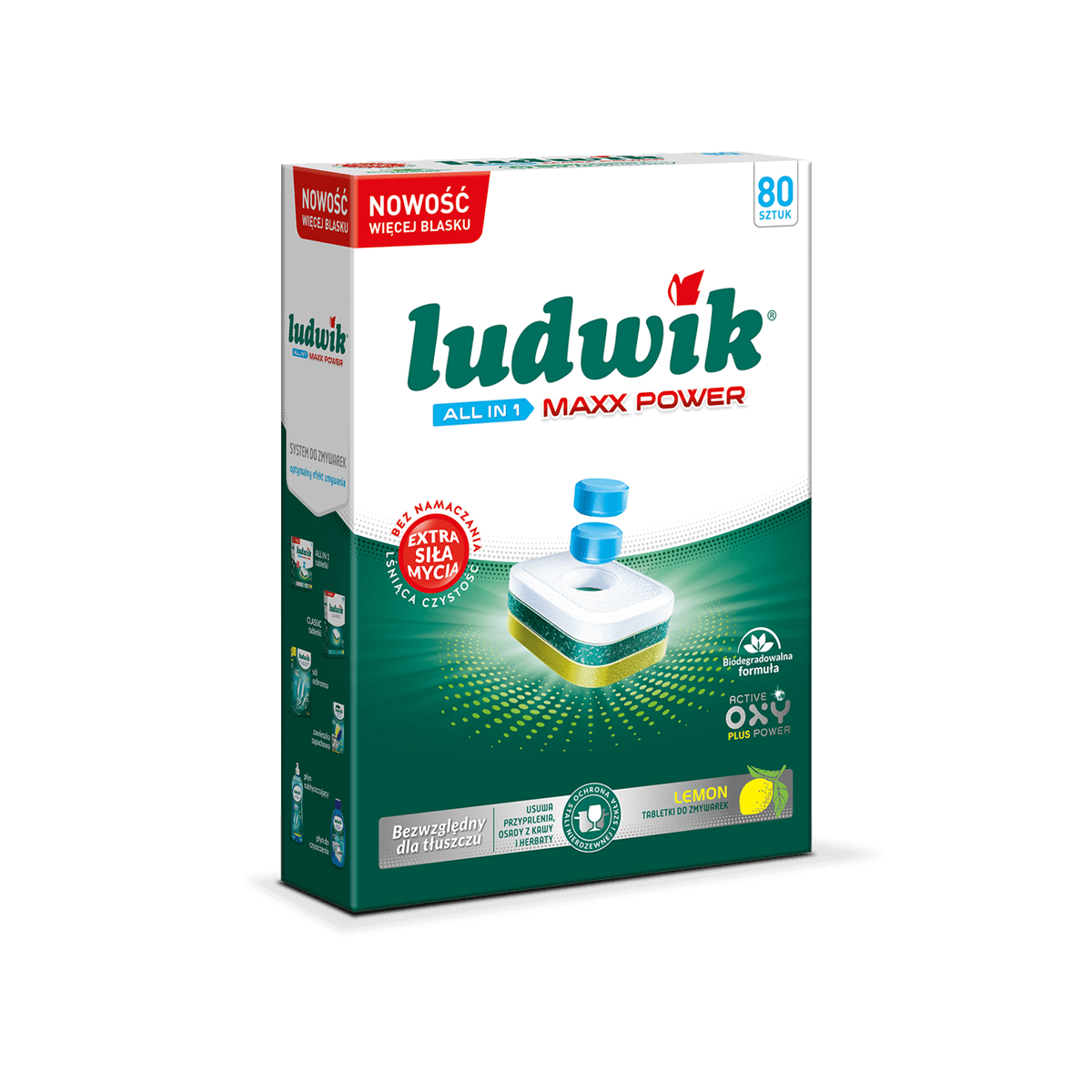 Tabletki do zmywarki Ludwik MAXX Power