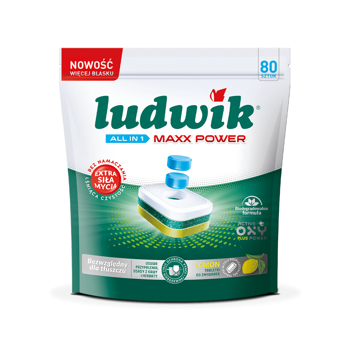 Ludwik tabletki do zmywarek LEMON