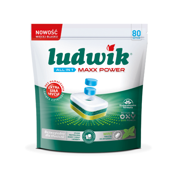 Ludwik tabletki do zmywarek MINT MAXX Power ALL IN 1