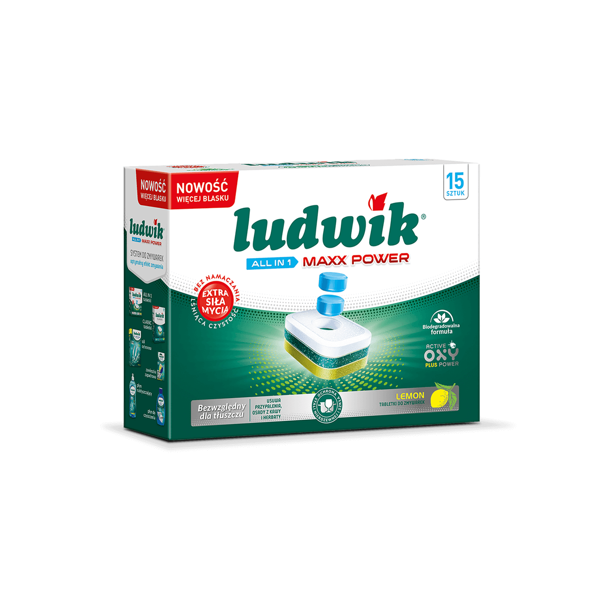 Ludwik tabletki do zmywarki ALL IN 1 MAXX Power