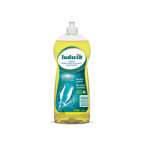 Ludwik płyn nabłyszczający do zmywarek lemon 750 ml