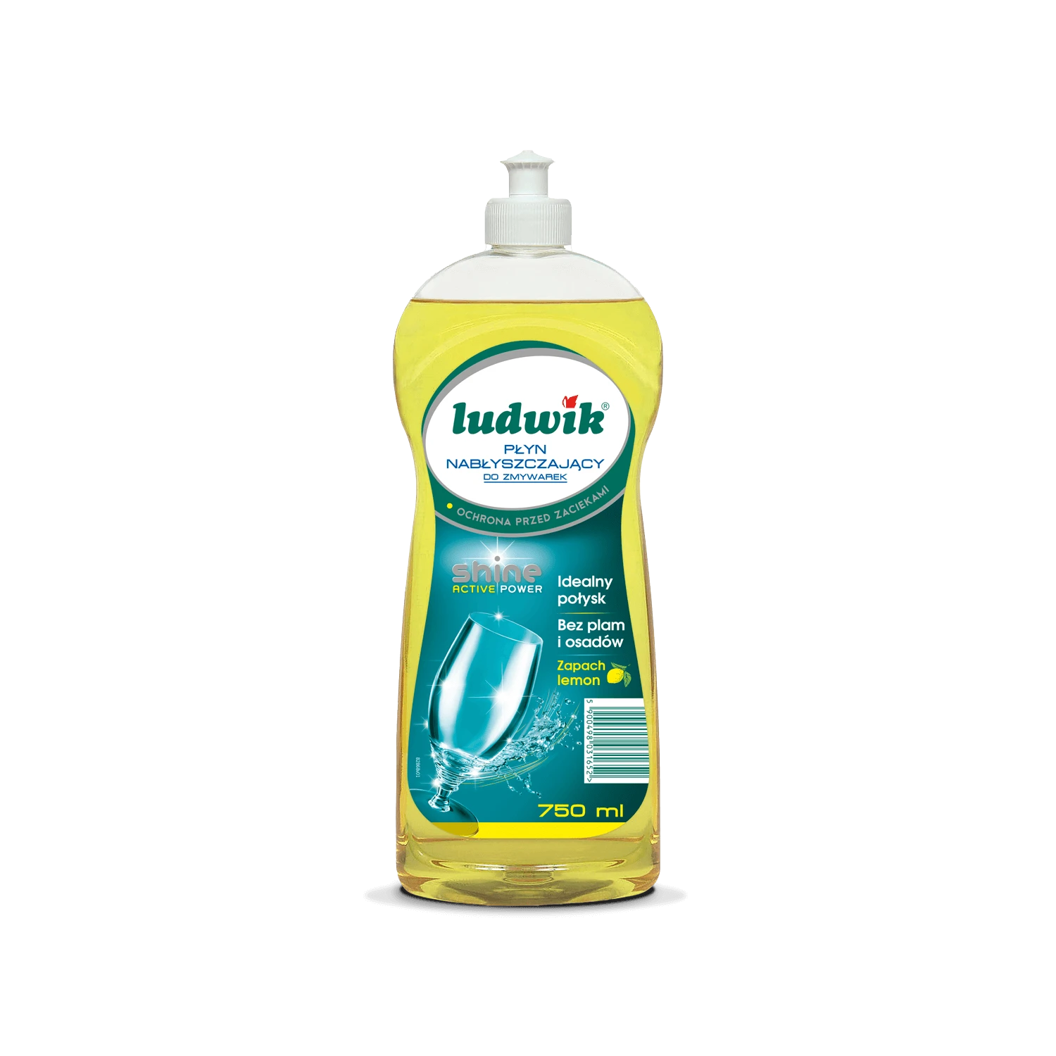 Ludwik płyn nabłyszczający do zmywarek lemon 750 ml
