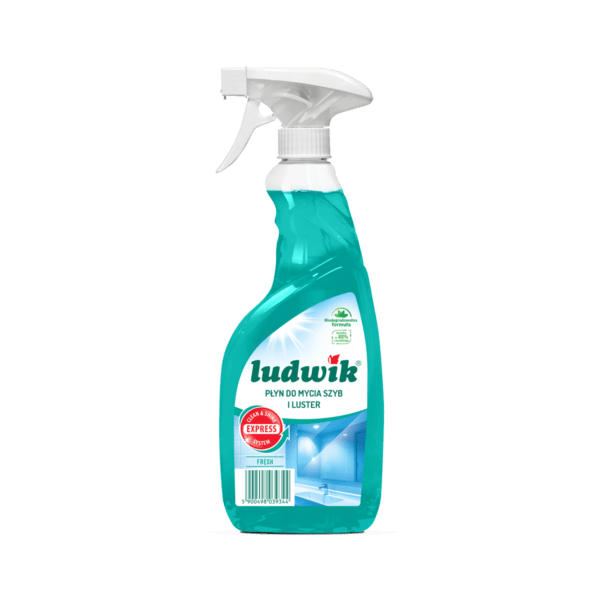 Ludwik Płyn do mycia szyb i luster fresh 600 ml
