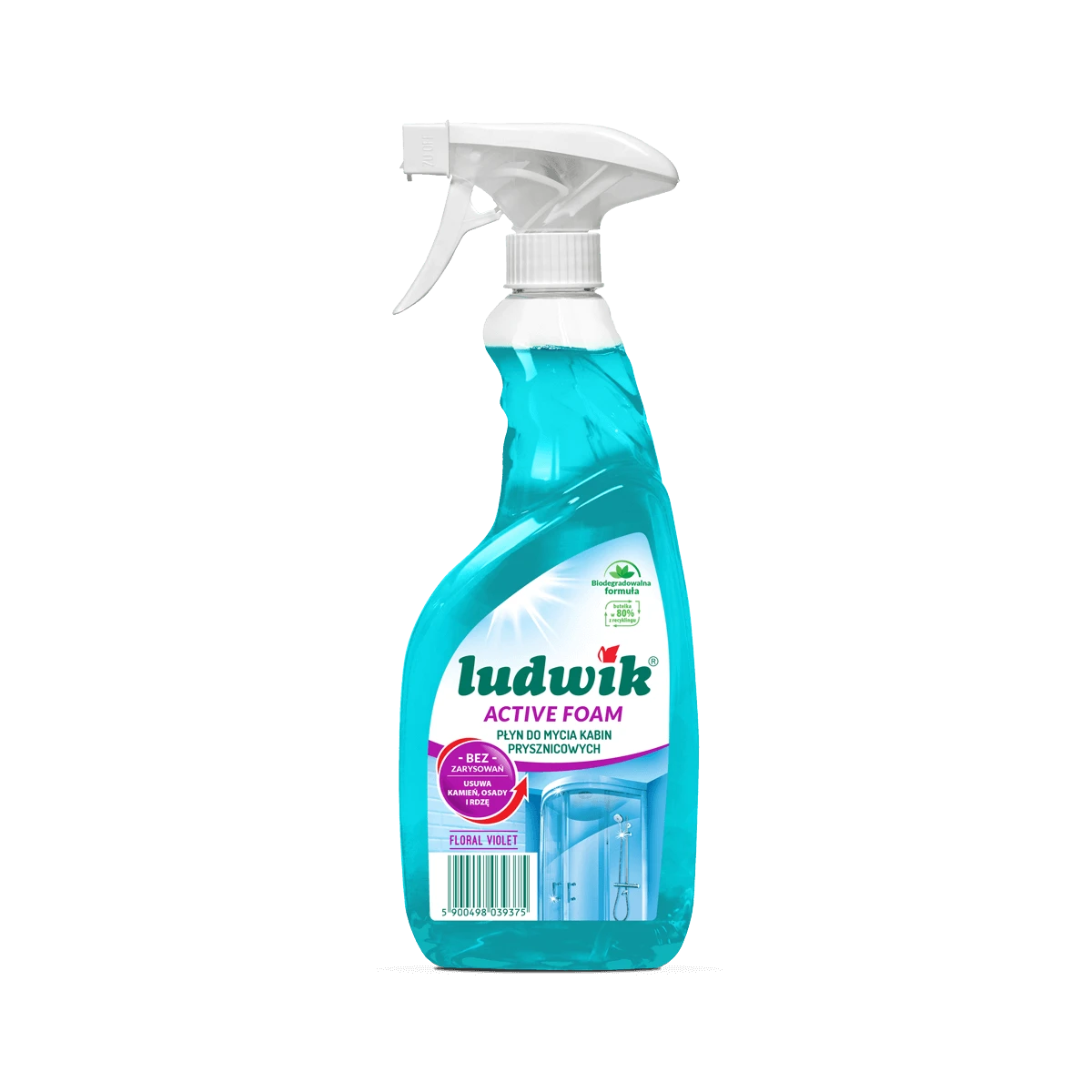 Ludwik Płyn do mycia kabin prysznicowych 600 ml