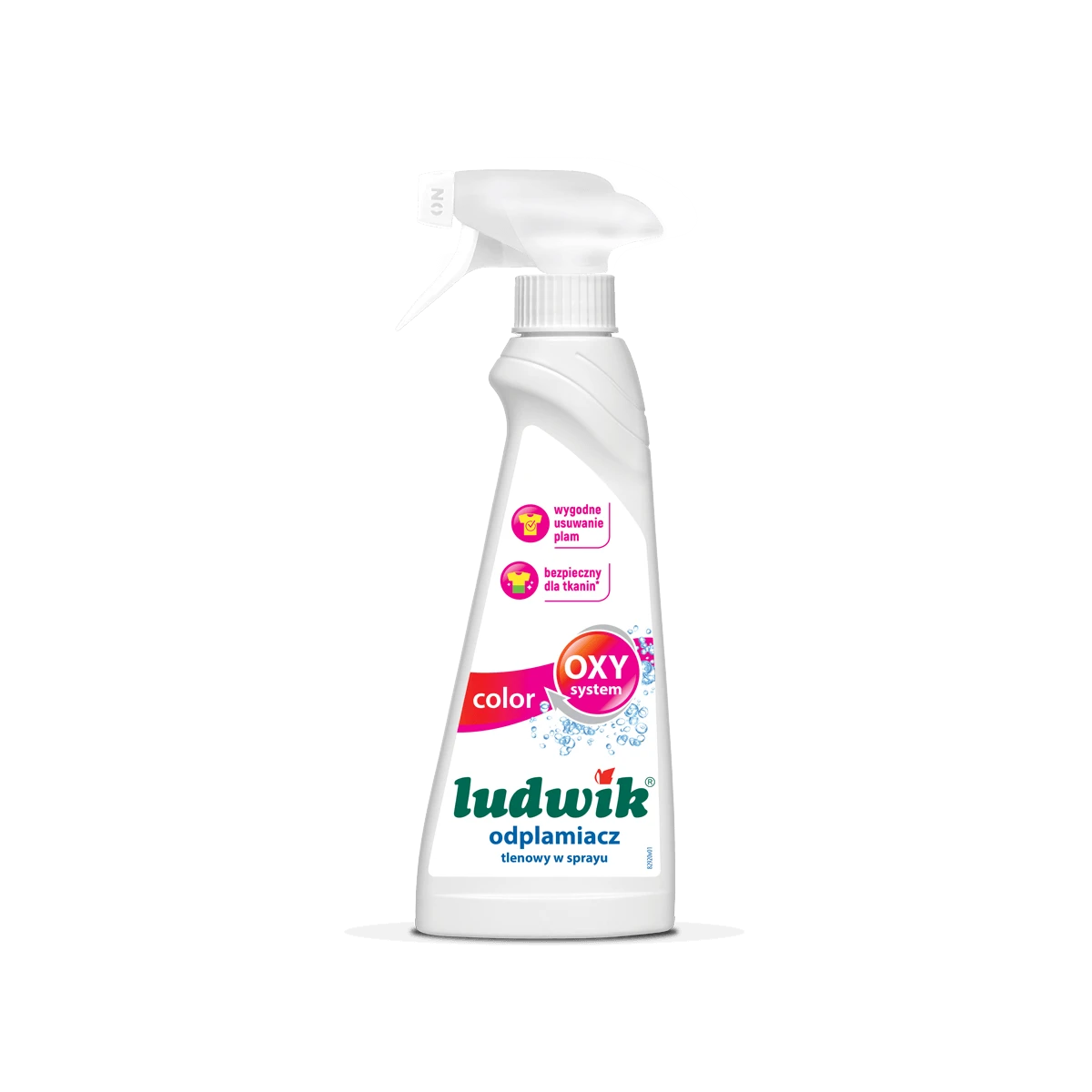 Odplamiacz tlenowy w sprayu Ludwik do tkanin kolorowych Color 250 ml