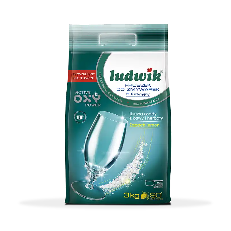 Ludwik 5 funkcyjny proszek do zmywarek 3 kg