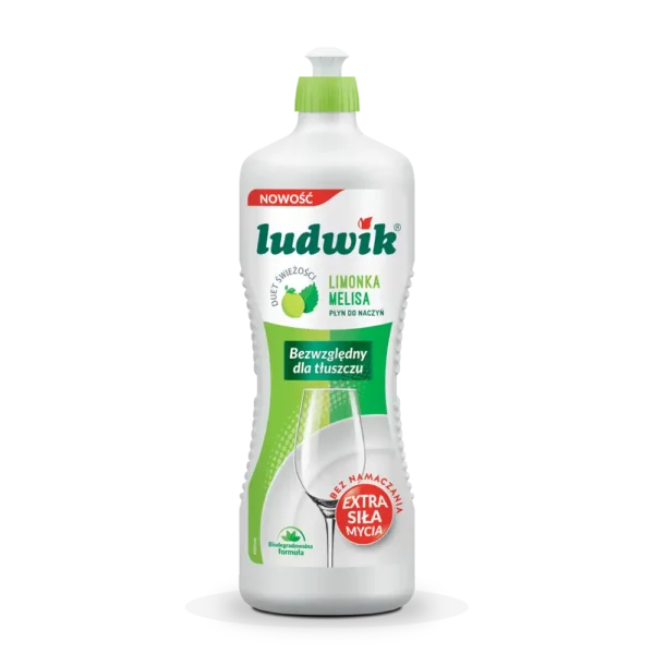 Ludwik płyn do naczyń limonka z melisą 1040 g