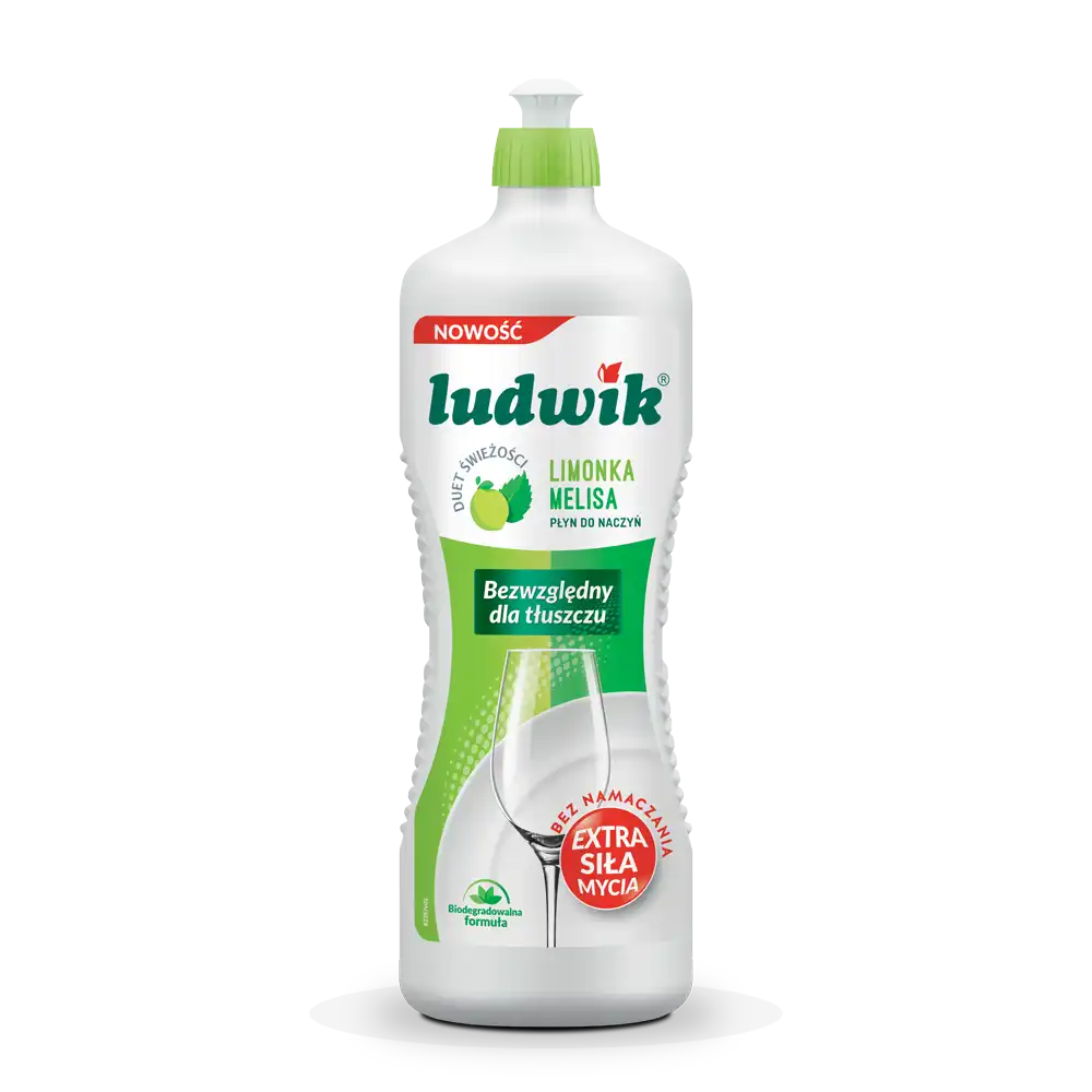 Ludwik płyn do naczyń limonka z melisą 1040 g