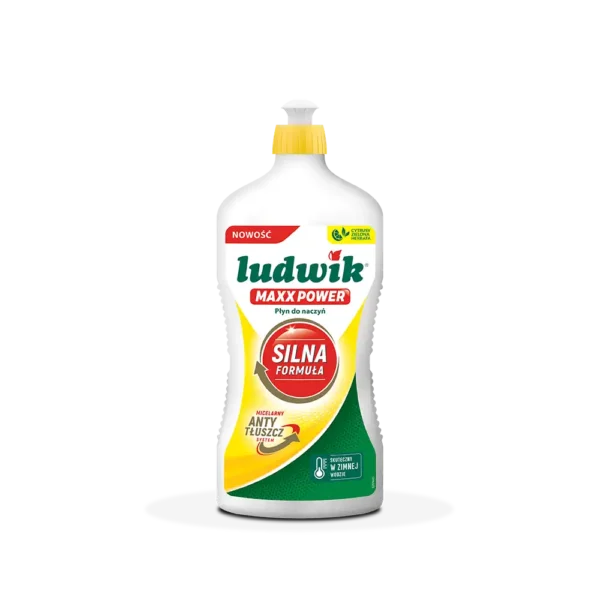 Ludwik MAXX POWER płyn do mycia naczyń cytrusy z zieloną herbatą 725 g