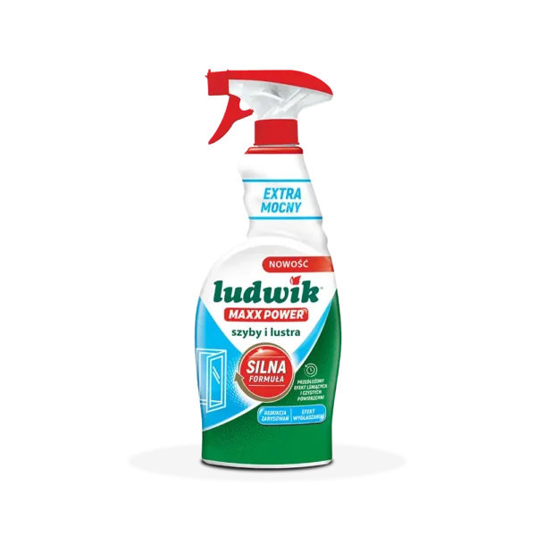 Ludwik MAXX POWER spray do szyb i luster 600 ml