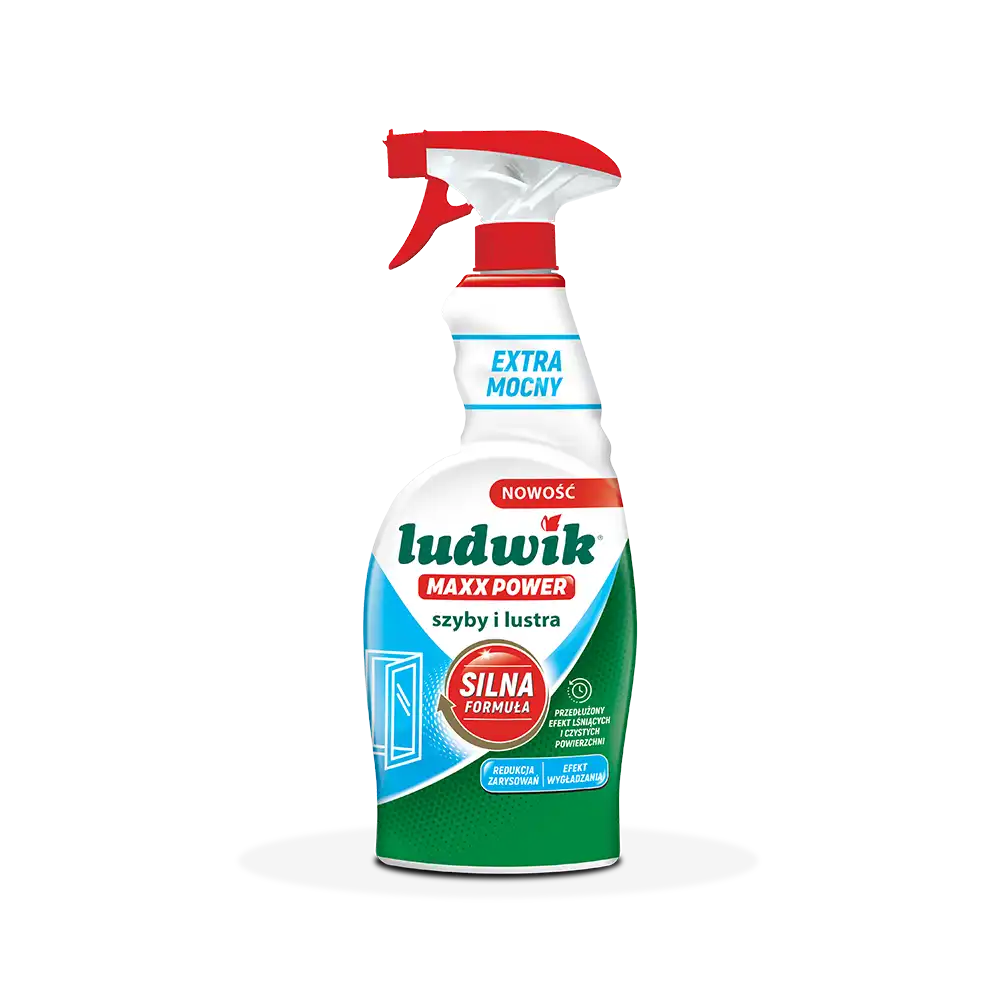 Ludwik MAXX POWER spray do szyb i luster 600 ml