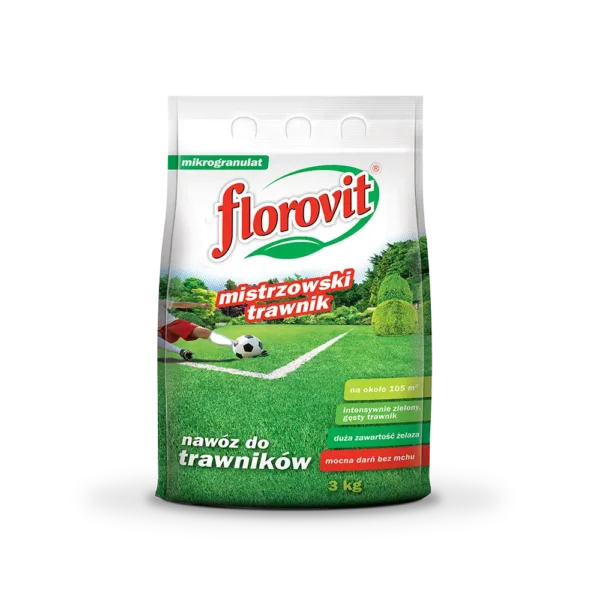 Florovit nawóz do trawników Mistrzowski trawnik 3kg