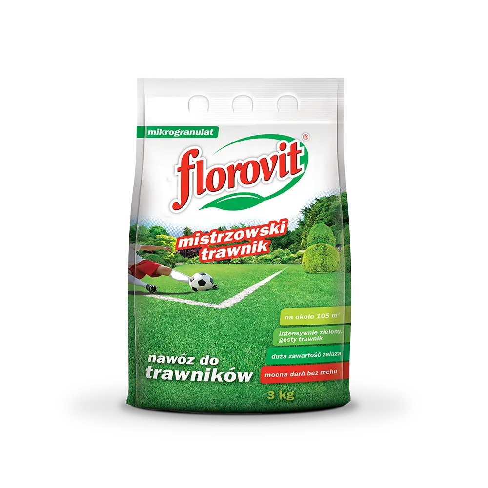 Florovit nawóz do trawników Mistrzowski trawnik 3kg