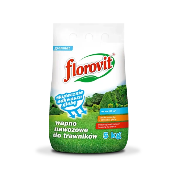 Florovit wapno do trawników z mchem 5kg