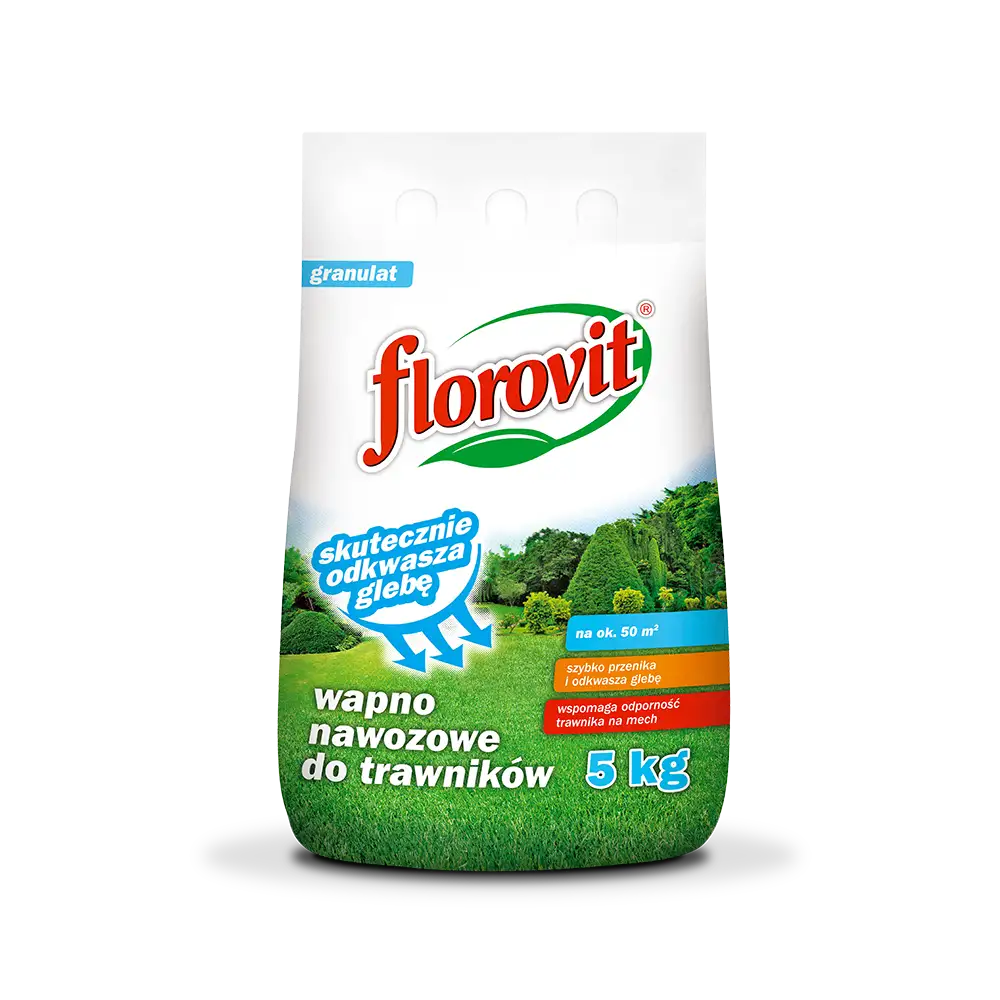 Florovit wapno do trawników z mchem 5kg