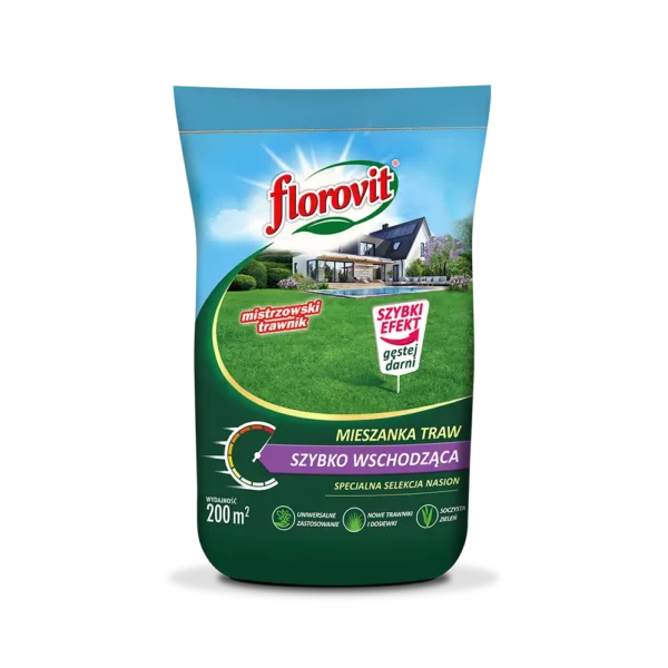 Florovit mieszanka traw SZYBKO WSCHODZĄCA worek 5 kg