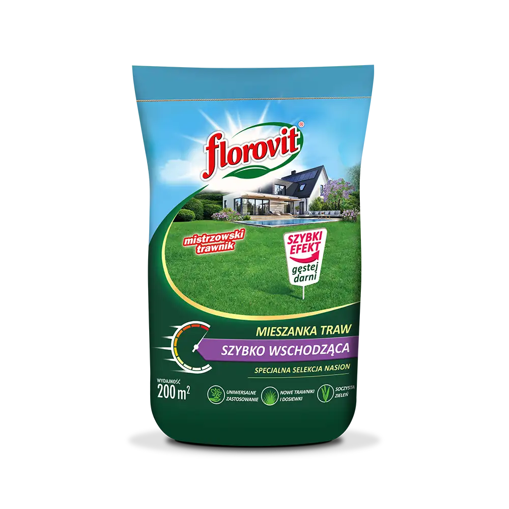 Florovit mieszanka traw SZYBKO WSCHODZĄCA worek 5 kg